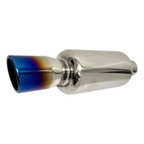 Abafador Esportivo Em Aço Inox Ponteira Burned Tip 3 Pol 