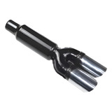 Abafador Esportivo Jk Mini Ponteira Dupla Cromada