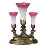 Abajur Candelabro Com 3 Tulipas Lirio Murano Cod 66 