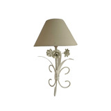 Abajur Com Cupula De Algodão Decorativo Para Sala Provençal