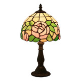 Abajur De Mesa Antigo Com Vitral Estilo Tiffany Abajur Ros