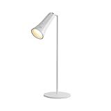 Abajur De Mesa LED Recarregável Touch 3 Níveis De Luz Luminária Portátil Sem Fio Dimerizável Com Base Magnética Giratória 360- Ideal Para Quarto- Escritório- Estudo