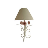 Abajur Decorativo Para Quarto Infantil Provençal Com Flores