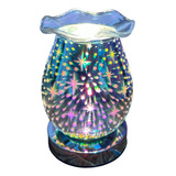 Abajur Difusor De Aromas Elétrico Estrelas 3d Touch