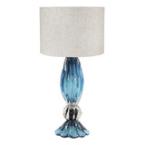 Abajur Em Cristal Murano Para Quarto Sala Verona Labone Estrutura Aquamarine