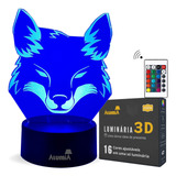 Abajur Led 3d Presente Para Cruzeirense Luminária Decoração