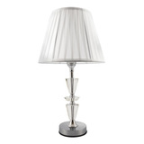 Abajur Luminária Cristal De Toque Grande 54cm Sala Quarto