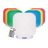 Abajur Luminária Mesa Led Jujuba C controle Rgb 8w Taschibra Cor Da Cúpula Branco Cor Da Estrutura Branco 110v 220v