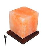 Abajur Luminária Terapêutica Sal Rosa Do Himalaia Mini USB