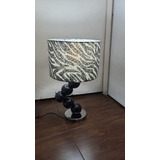 Abajur Mesa Luminaria Decoração Quarto Sala Mostruário Preto