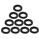 Abaodam 10 Pcs Ferramenta Restauradora Feltro Preto Acessório De Trombetas Protetor De Válvula Trompete Arruelas De Feltro Almofada De Cortiça Tapete De Trompete Universal Máquina De Lavar