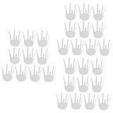 Abaodam 30 Peças Suporte De Balão Carrinho De Buquê Base Do Buquê Bouquet Base Fixa Porta Buquê Casamento Artefato De Flor Noiva Branco