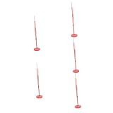 Abaodam Kit De Buquê De Balão Com 5 Conjuntos Base De Arco De Coluna Decorações De Festa De Aniversário Balão Transparente Suporte De Buquê De Flores Suporte De Bola Suporte De