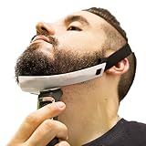 Aberlite FlexShaper Guia De Pescoço Para Modelador De Barba Mãos Livres E Flexível O Melhor Modelo De Modelagem De Barba Ferramenta Para Aparador De Barba Kit De Estêncil