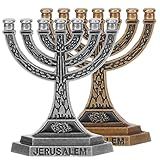 ABOOFAN 2 Pcs Hanukkah Menorah Judaico 7 Castiçal Castiçal Candelabro Vintage Para Festa Chanukah Cerimônia De Férias