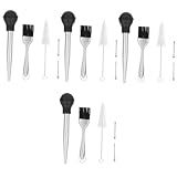 ABOOFAN 4 Conjuntos De Bomba De Tempero De Peru Ferramentas Para Churrasco Gadget De Cozinha Injetor De Sabor Kit Injetor De Carne Marinada Aves Baster Injetor De Alimentos