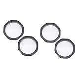 ABOOFAN 4 Pçs Porta Moedas De Plástico Porta Moedas Base Brinco Preto Pulseiras Filme De Armazenamento Anel De Moedas Medalha Protetora Aa Organizadores De Presentes Chip Antigos