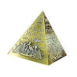 ABOOFAN Livraria Casa Escrivaninhas Adorno Pyraminx Color Presente Decoração De Estante Lembrança Modelo Pirâmide Estatueta Pirâmide Área De Trabalho Estátua Egito Escritório