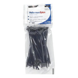 Abracadeira 150x3 6mm T30r Preta C 100 Un Hellermann