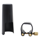 Abraçadeira Couro Cobre Boquilha Sax Alto Saxofone