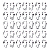 Abraçadeira De Aço Para Lâmpada Tubular 16 5mm T8 200 Und Cor Prateado