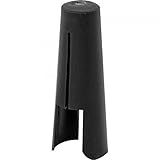 Abracadeira De Couro Sintetico Para Saxofone Tenor Com Ressonador BTME-1 Preta Free SAX