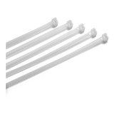 Abraçadeira Em Nylon 400mm X 7 6mm 100 Unidades Cor Branco