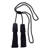 Abraçadeira P Cortina Infinity Clean Duplo Preto Bella Arte