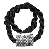Abraçadeira Para Cortina Infinity Com Ima Preto Bella Arte