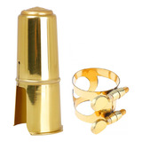 Abraçadeira Presilha De Metal Com Tampa Para Sax Soprano