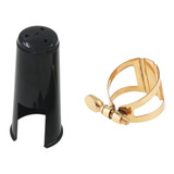 Abraçadeira Presilha Sax Soprano Dourada 1 Parafuso Completa