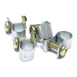 Abraçadeira Sab 1 4 6 7mm Para Mangueira De Combustível Cor Prateado