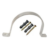 Abracadeira Tipo U 200mm Aluminio Kit C 3 Pcs C paraf bucha