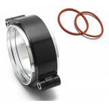 Abraçadeira V band Hd 3 Alumínio Com Flange Turbo Mangote