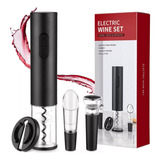 Abridor De Garrafa Automático Saca Rolhas Elétrico 4pcs