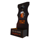 Abridor De Garrafa De Parede Decorativo Heineken Mdf