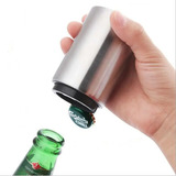 Abridor De Garrafa Magnético Automático Inox Cerveja E Refri
