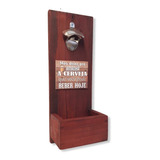 Abridor De Garrafas De Parede Vintage Bar Cerveja Tampinha