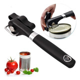 Abridor De Latas Americano Resistente Inox Preto Industrial
