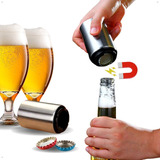 Abridor Garrafa Automático Magnétic Abre Fácil Cerveja Refri Cor Prateado