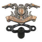 Abridor Garrafa Parede Decorativo Motorcycle 1 Peças Paraf