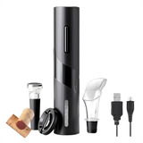 Abridor Garrafa Vinho Elétrico Automático Usb Recarregável