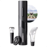Abridor Vinho Automático Saca Rolha Kit Acessórios Elétrico