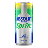 Absolut Vodka Sprite Lata 269ml Pack 6 Unidades