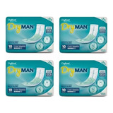 Absorvente Adulto Masculino Dryman kit 4 Pacotes C 10 Un