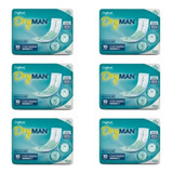 Absorvente Adulto Masculino Dryman kit 6 Pacotes C 10 Un
