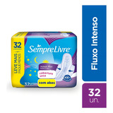 Absorvente Com Abas Adapt Plus Cobertura Seca Sempre Livre Leve Mais Pague Menos 32un
