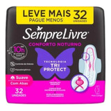 Absorvente Conforto Noturno Seca C Abas Sempre Livre 32 Un