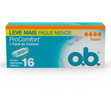Absorvente Interno Ob Procomfort Super 16 Unidades