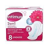 Absorvente Intimus 2 Em 1 Com Abas 8 Unidades